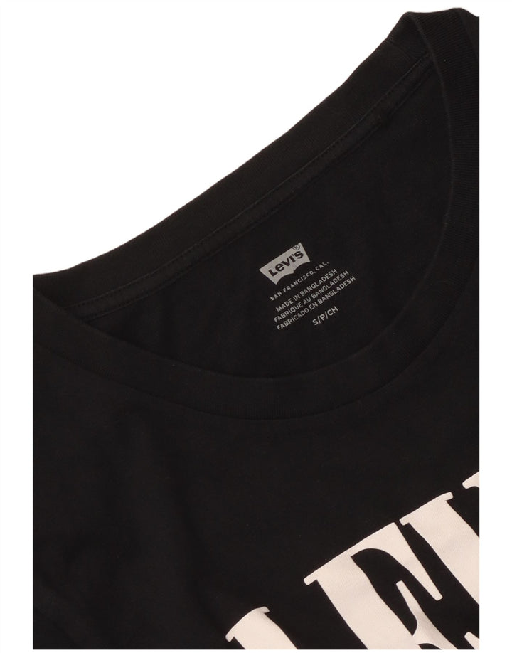 Tricou grafic Levi's pentru femei Top UK 10 Small Black
