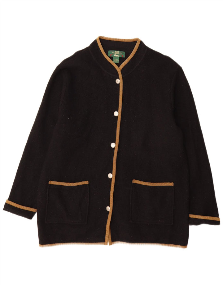 Pardesiu pentru femei Orvis UK 16 Lână mare neagră