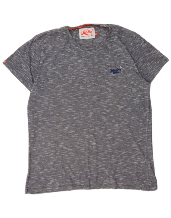 Tricou Superdry pentru bărbați Top XL bleumarin, bumbac cu pete