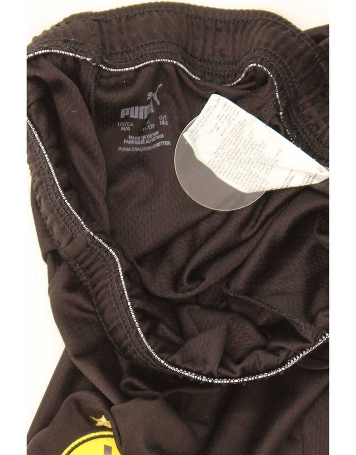 Pantaloni scurti sport Puma Boys BVB Dortmund 11-12 ani poliester negru