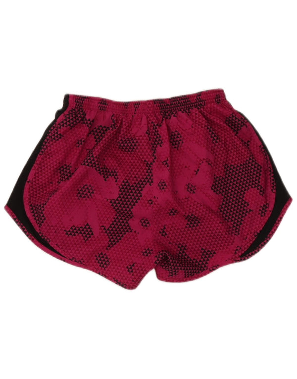 Pantaloni scurți sport Nike Dri Fit pentru femei UK 14 Medium Pink Colorblock