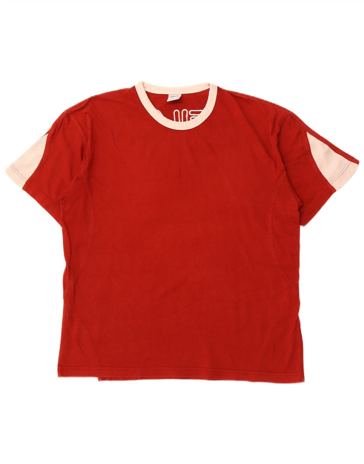 Tricou cu grafică pentru bărbați FILA Top Medium Red Colorblock