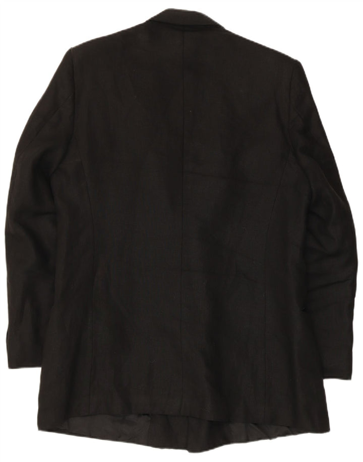 Jachetă vintage pentru bărbați cu două piepturi, UK 38, in negru mediu