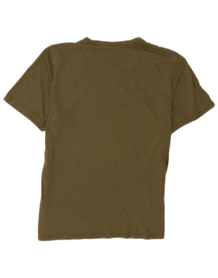 Tricou cu croi atletic Nike pentru bărbați Top, bumbac mediu kaki