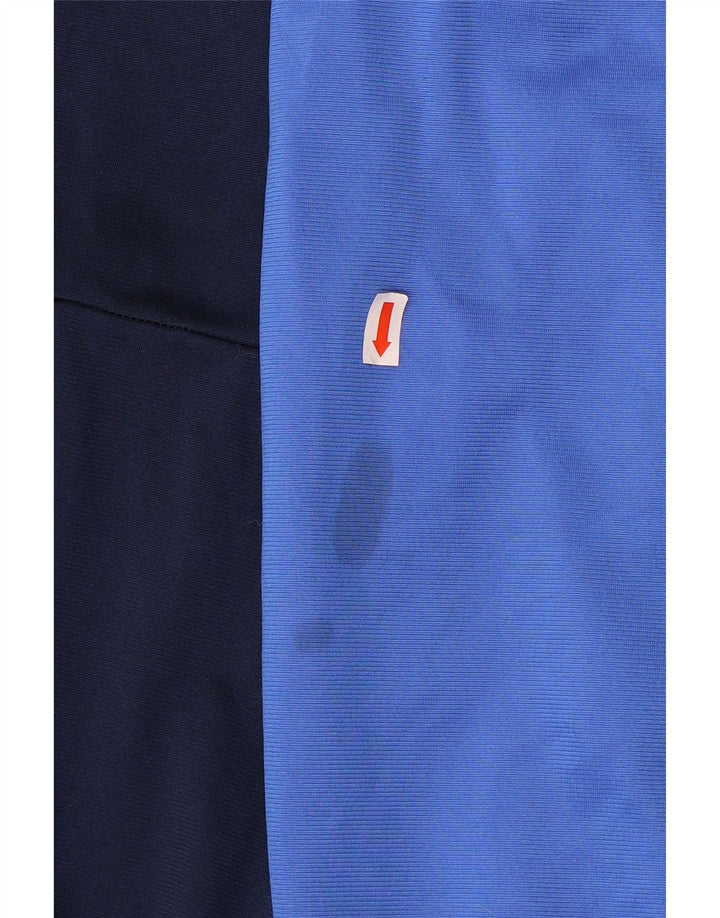Jachetă de top pentru trening Adidas pentru bărbați, albastru bleumarin mediu