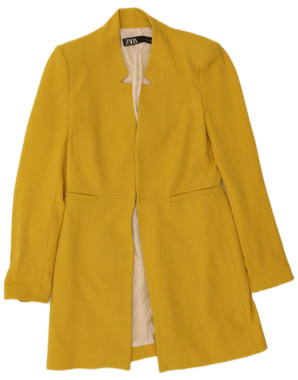 Jachetă Blazer pentru femei Zara UK 12 Galben mediu