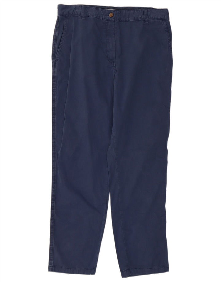 Pantaloni chino pentru femei Marks & Spencer UK 12 Medium W32 L27 Bleumarin