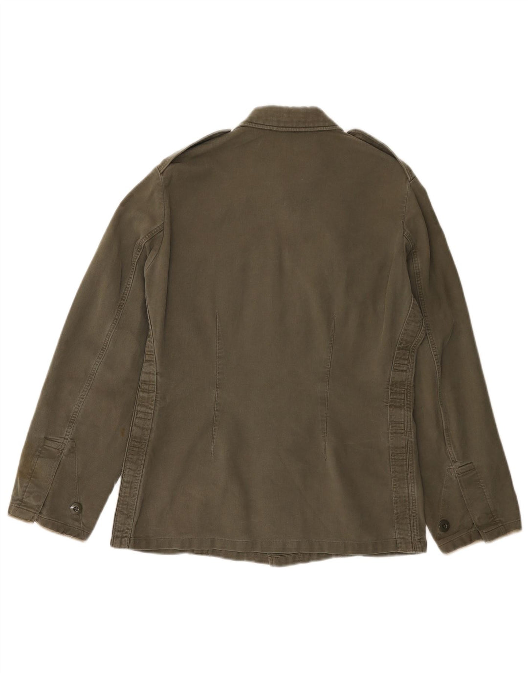 Jachetă militară vintage pentru bărbați UK 36 Small Khaki