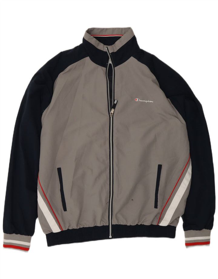 Jachetă de trening pentru bărbați Champion, XL, gri, poliester color bloc