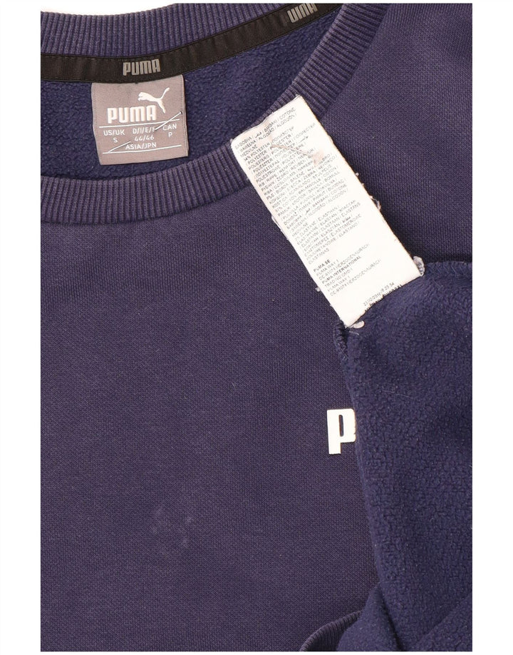 Hanorac pentru bărbați Puma Jumper mic din bumbac bleumarin