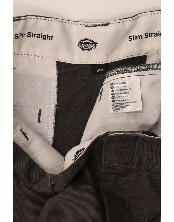 Pantaloni scurți chino pentru bărbați Dickies W38 XL bumbac gri