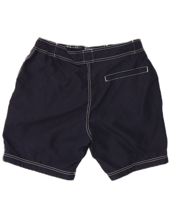 Pantaloni scurți de înot Superdry Graphic Regular pentru bărbați, mari, albastru, poliester