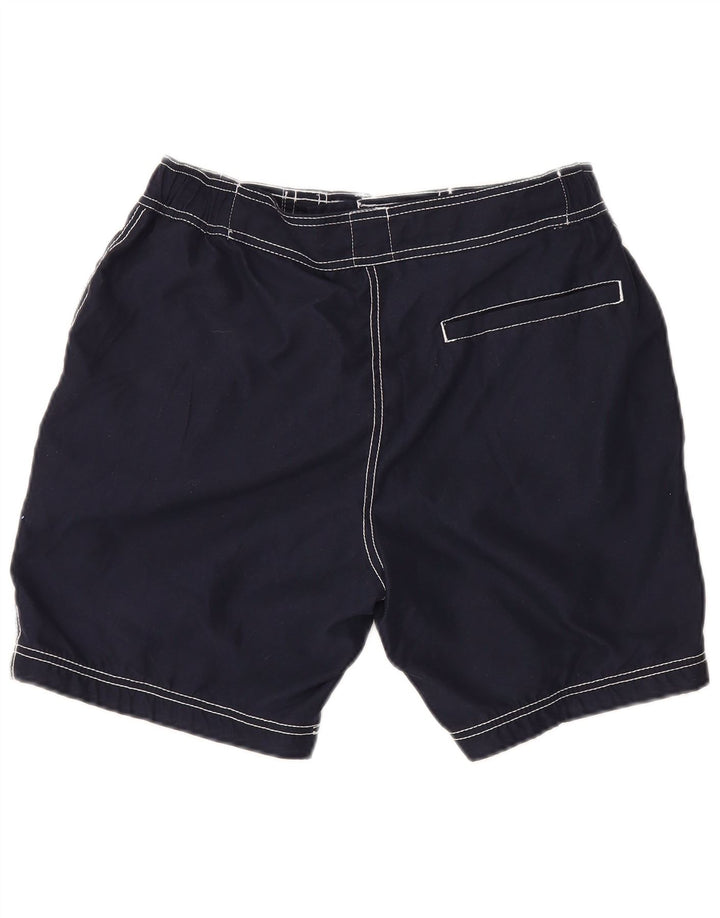 Pantaloni scurți de înot Superdry Graphic Regular pentru bărbați, mari, albastru, poliester
