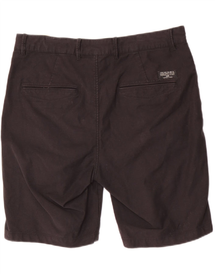 Scotch & Soda Pantaloni scurți chino pentru bărbați W32, bumbac negru mare