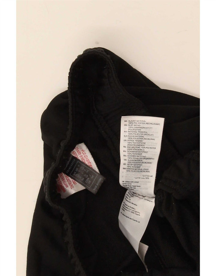 Pantaloni de trening Adidas baieti 13-14 ani poliester negru