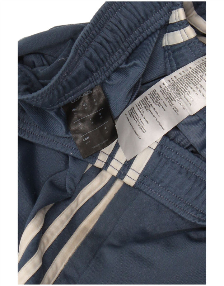 Pantaloni de trening Adidas pentru bărbați, poliester albastru mediu