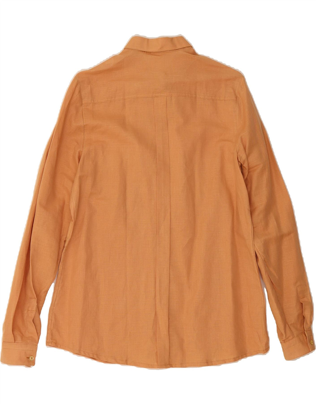 TIZIANA Womens Shirt IT 48 XL Brown Linen Vintage Tiziana and Second-Hand Tiziana from Messina Hembry 