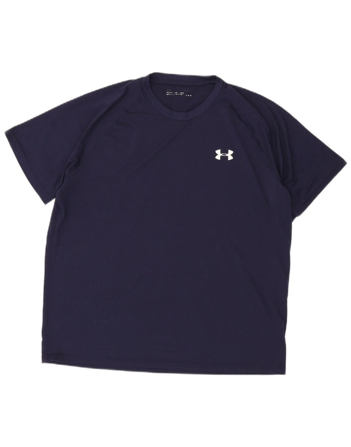 Tricou Under Armour pentru bărbați Top mare poliester bleumarin