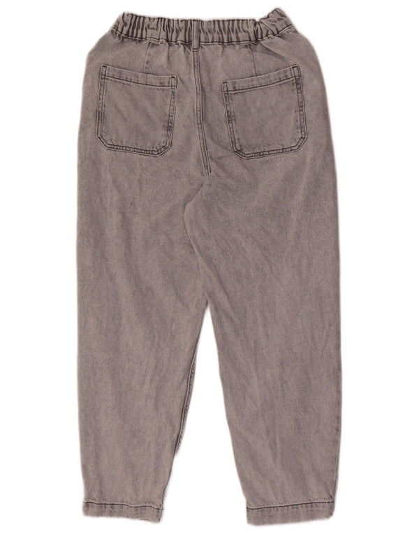 Blugi conici pentru femei cu talie înaltă Zara EU 34 2XS L24 L24 bumbac gri