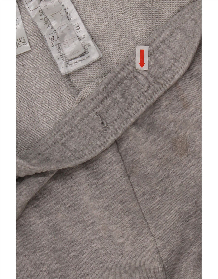 Pantaloni de trening Adidas pentru bărbați, bumbac gri mediu