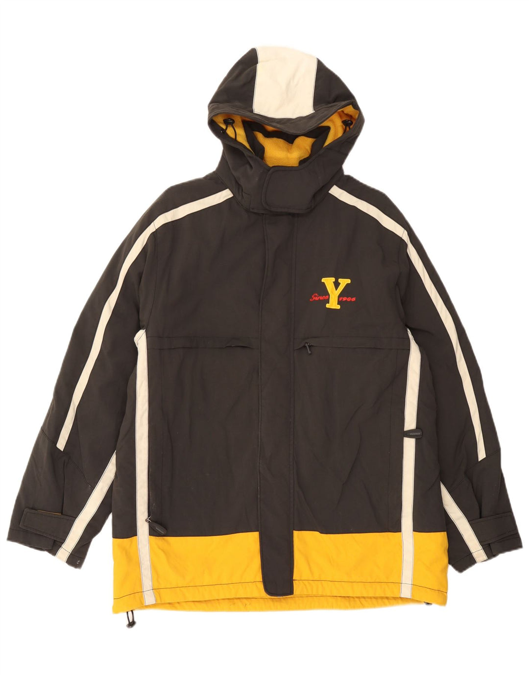 Jachetă Windbreaker pentru băieți cu grafică Invicta 15-16 ani, poliamidă neagră