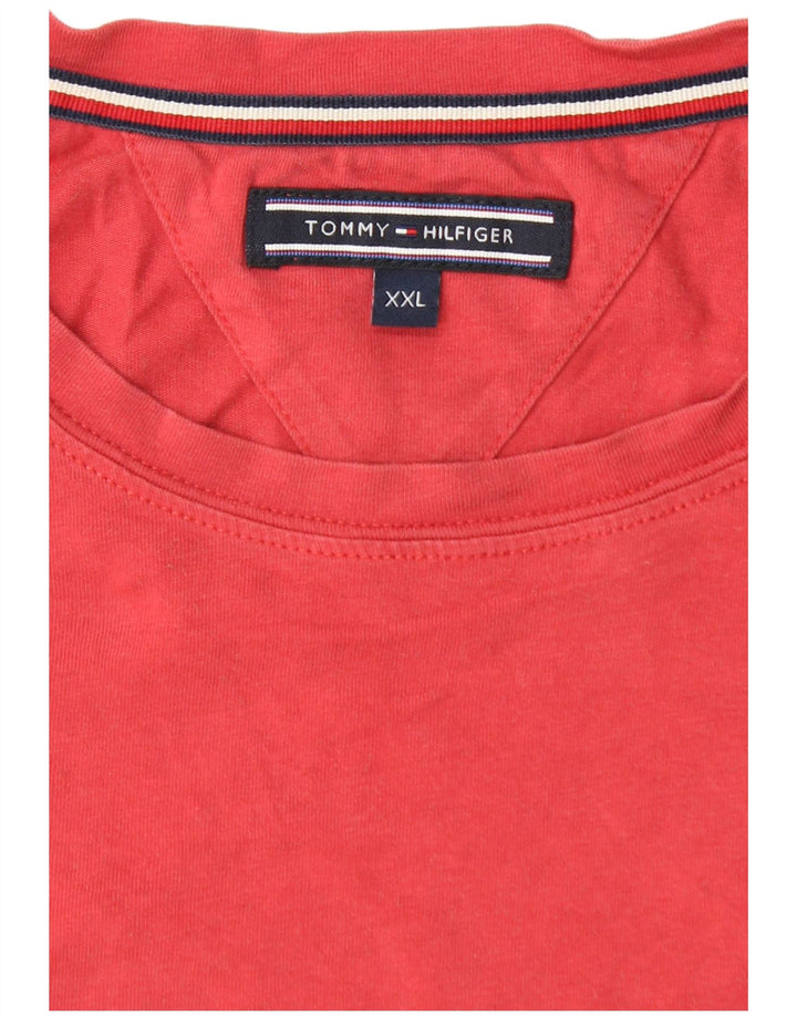 Tricou pentru bărbați Tommy Hilfiger Top 2XL bumbac roșu