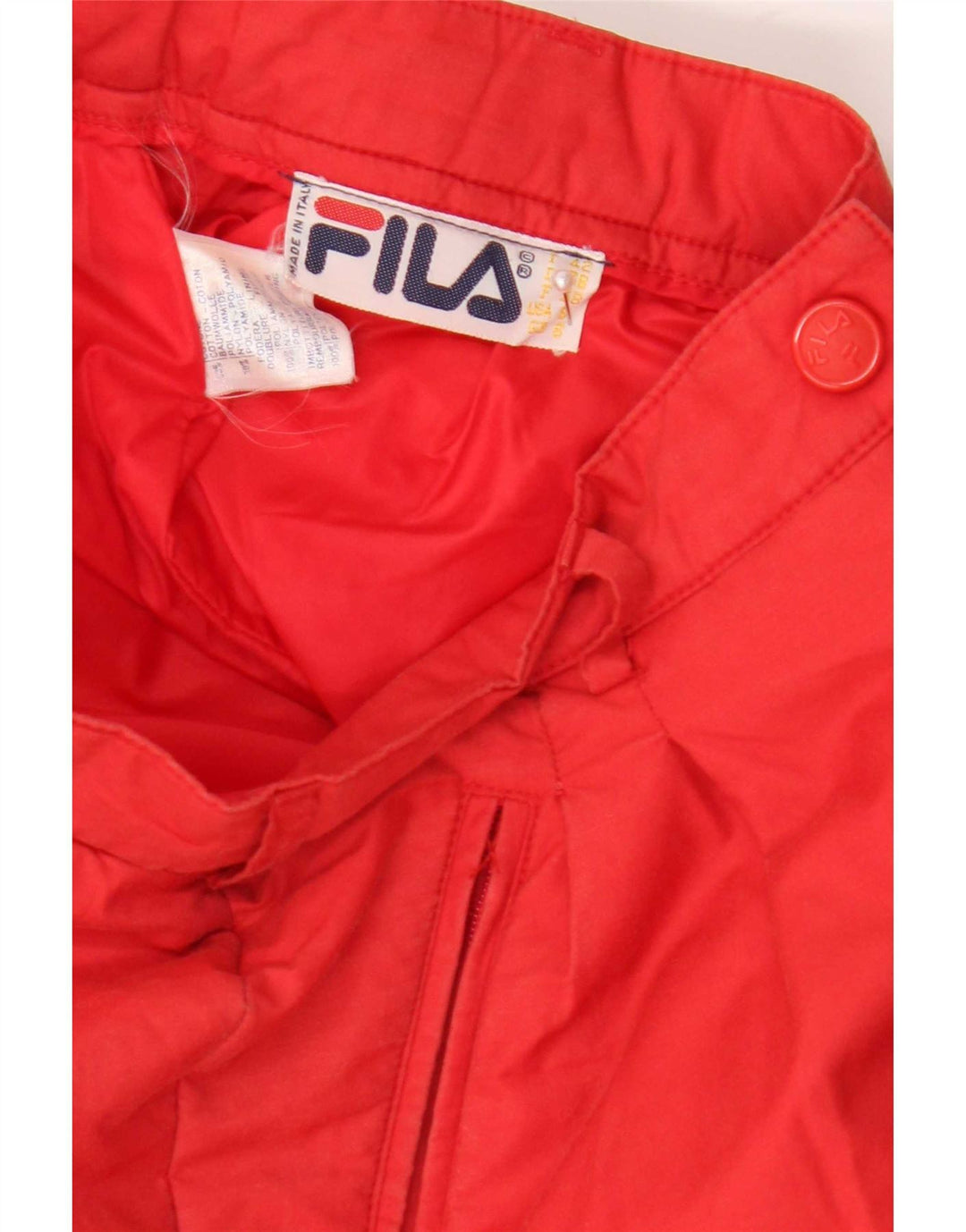 Pantaloni de schi Fila pentru femei UK 8 Small Red Bumbac