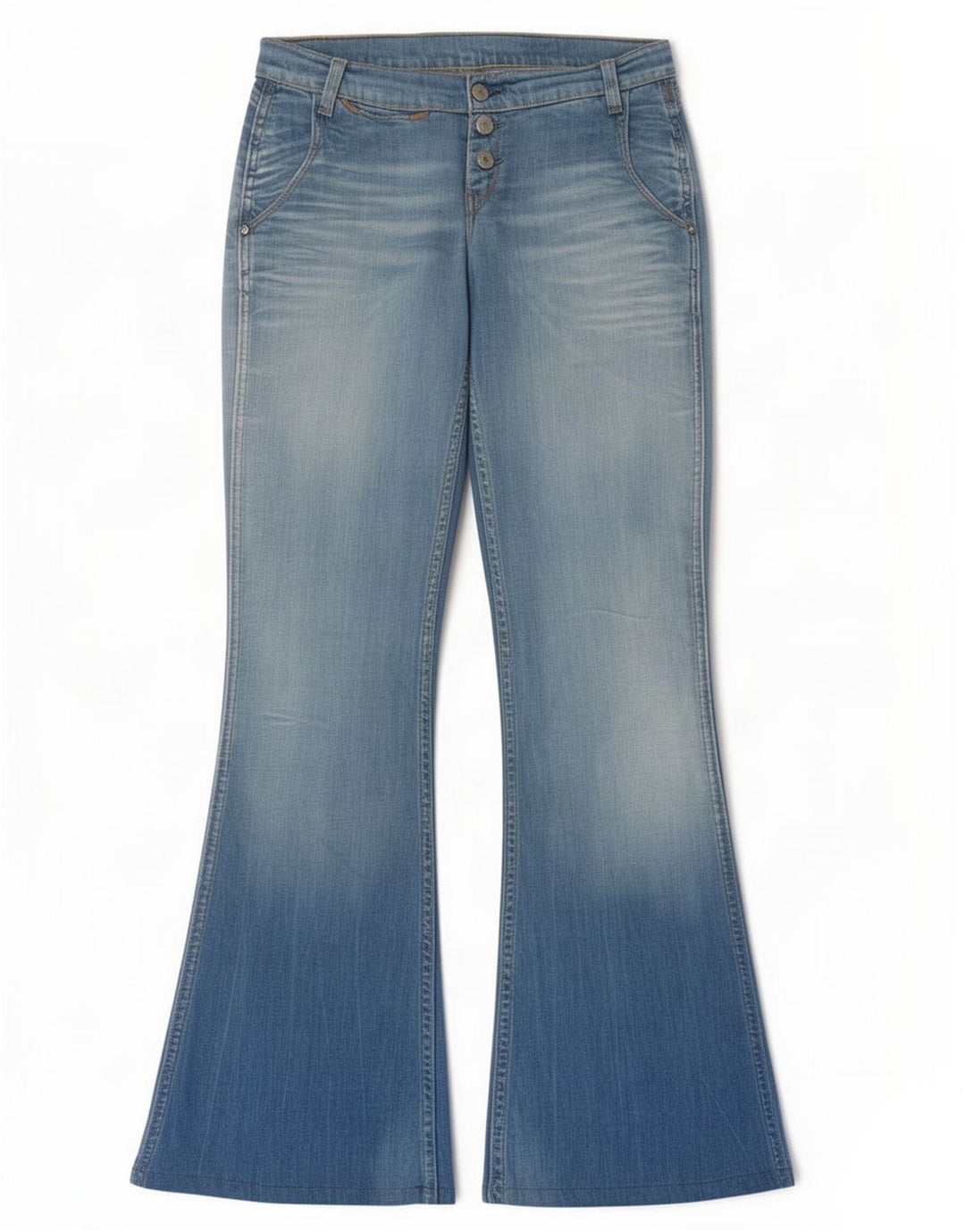 Blugi evazați pentru femei Levi's W29 L32 Bumbac albastru