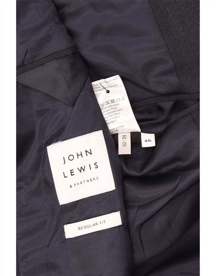 Jachetă pentru bărbați John Lewis cu 2 nasturi, UK 44 2XL, poliester gri