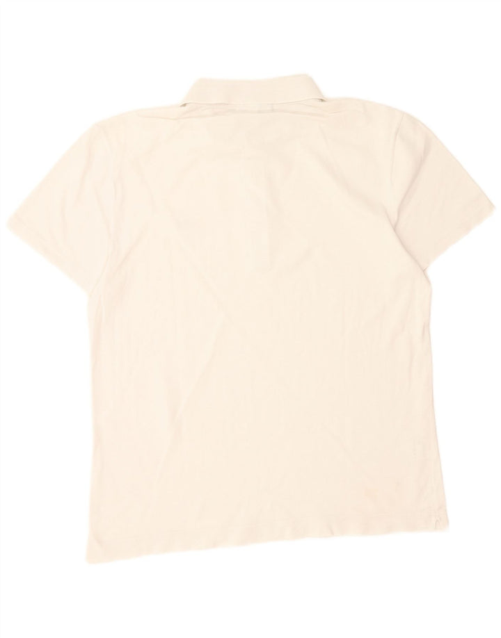 Tricou polo pentru bărbați Lacoste Slim Fit Mărimea 4 Bumbac alb mediu