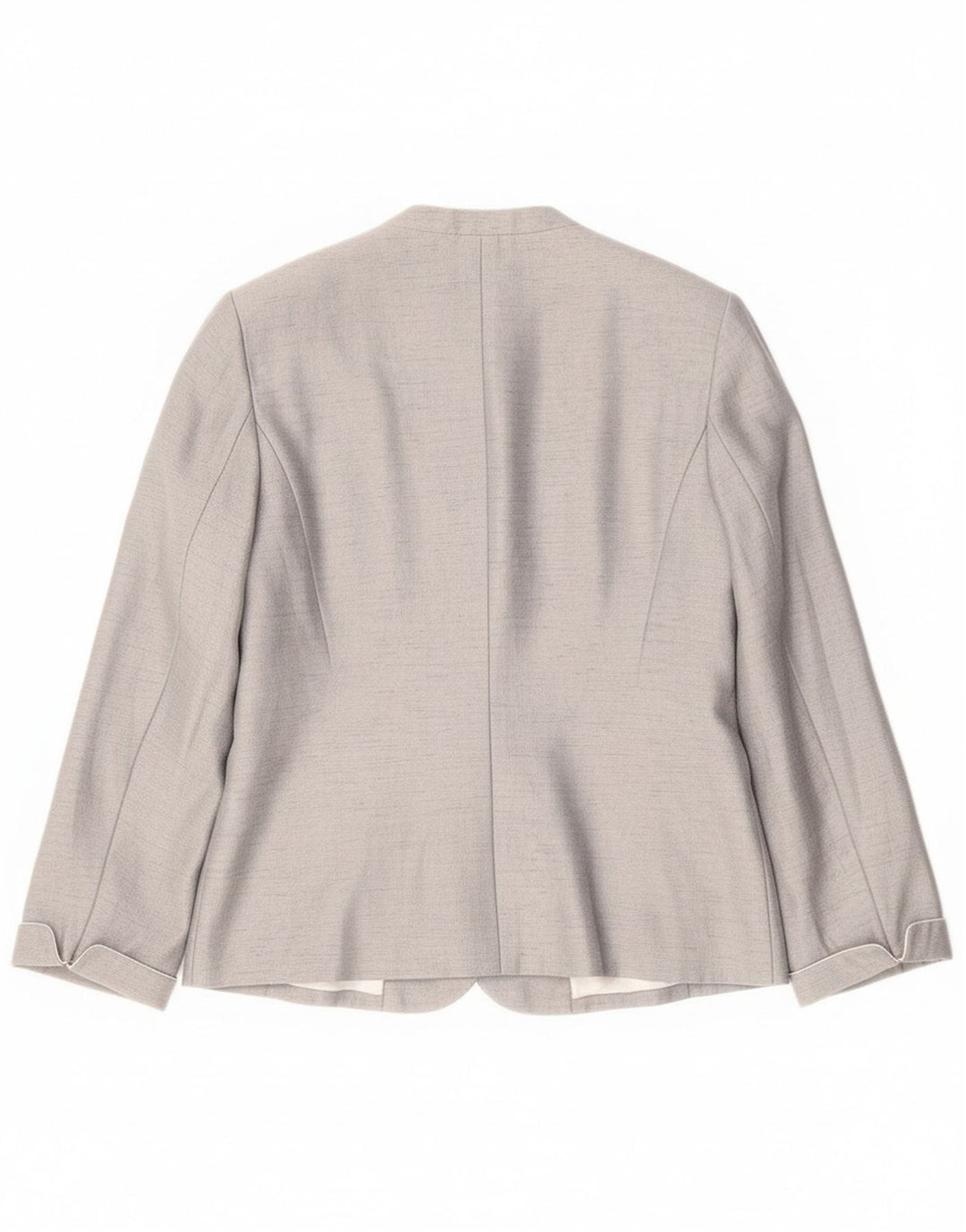 Jachetă blazer pentru femei Jacques Vert cu 1 nasture UK 16 mare, gri, viscoză