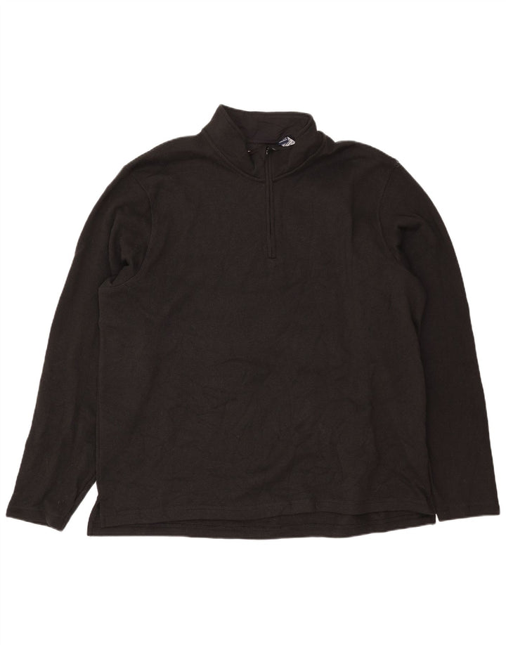 Hanorac pentru bărbați Wrangler, cu fermoar, XL, poliester, negru