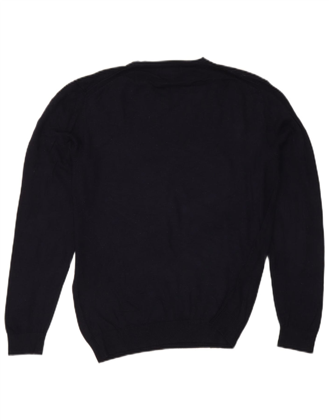 Pulover cu decolteu în V Zara pentru femei UK 14 Medium Bleumarin