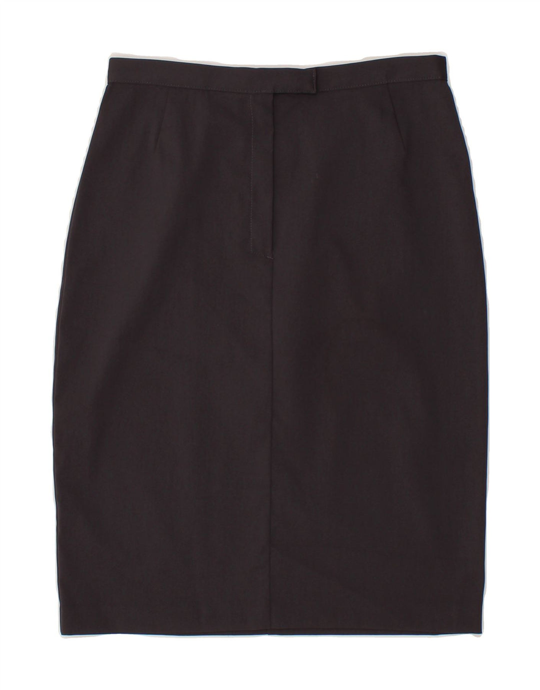BENETTON Womens Pencil Skirt IT 42 Medium W28  Grey Polyester Vintage Benetton and Second-Hand Benetton from Messina Hembry 