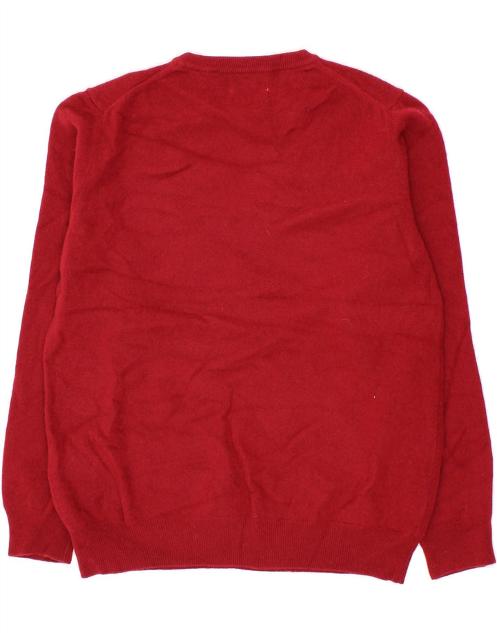 GANT Boys Crew Neck Jumper Sweater 13-14 Years Large Red Lambswool Vintage Gant and Second-Hand Gant from Messina Hembry 