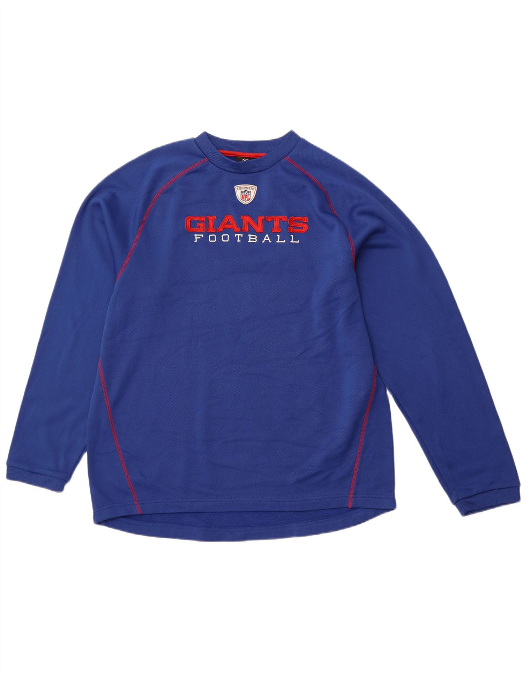 Reebok Giants Graphic Top cu mânecă lungă, mare, albastru, poliester