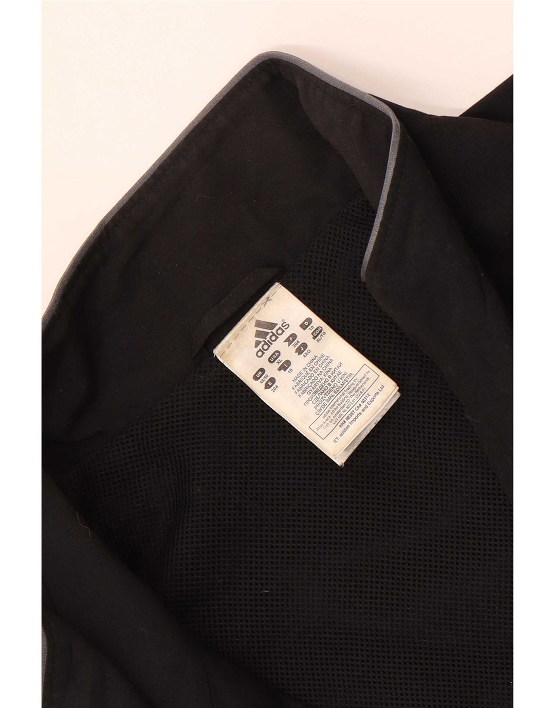 Jachetă de trening pentru bărbați Adidas UK 48/50 XL Poliester negru