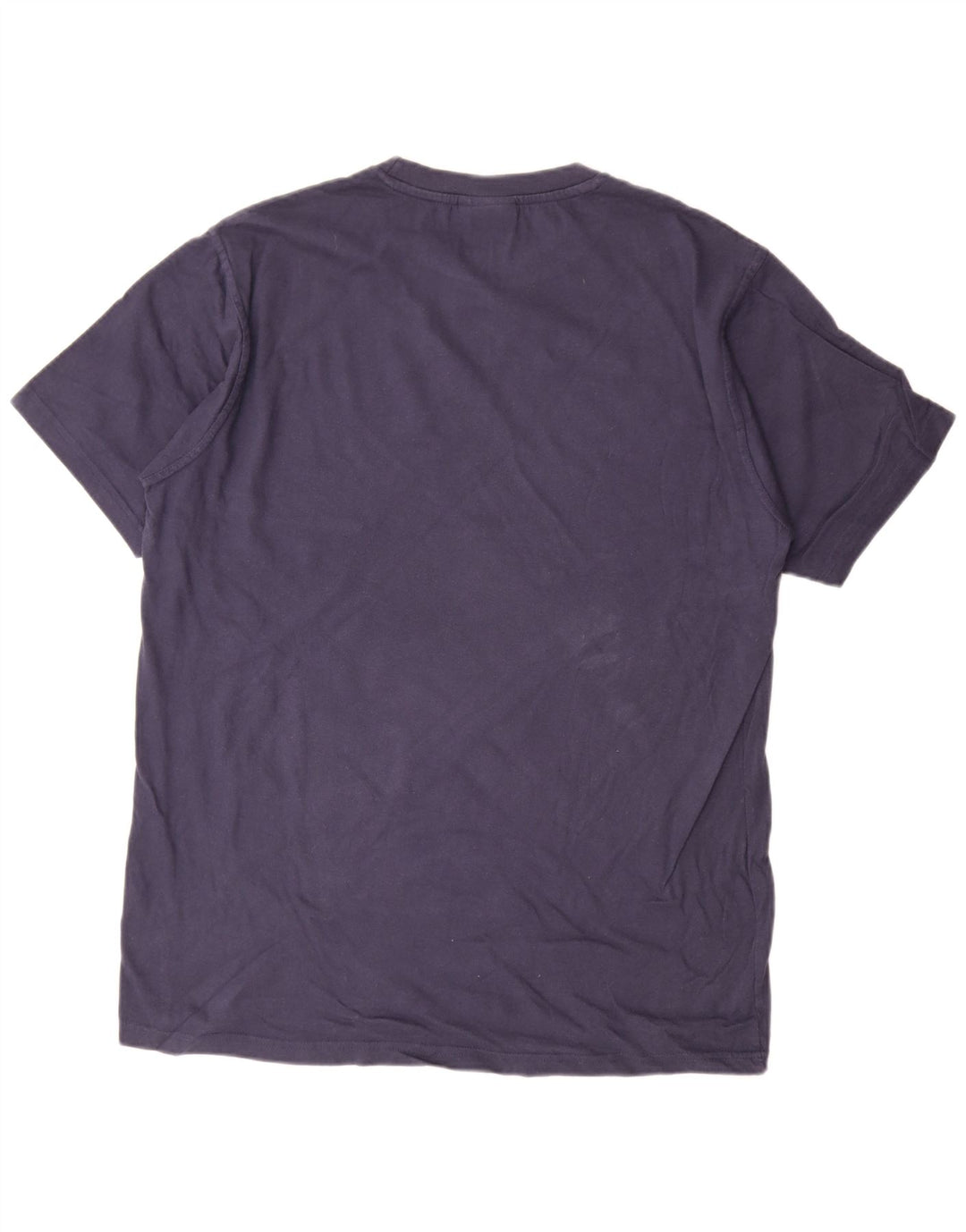 Tricou grafic pentru bărbați Weird Fish Top mare din bumbac bleumarin