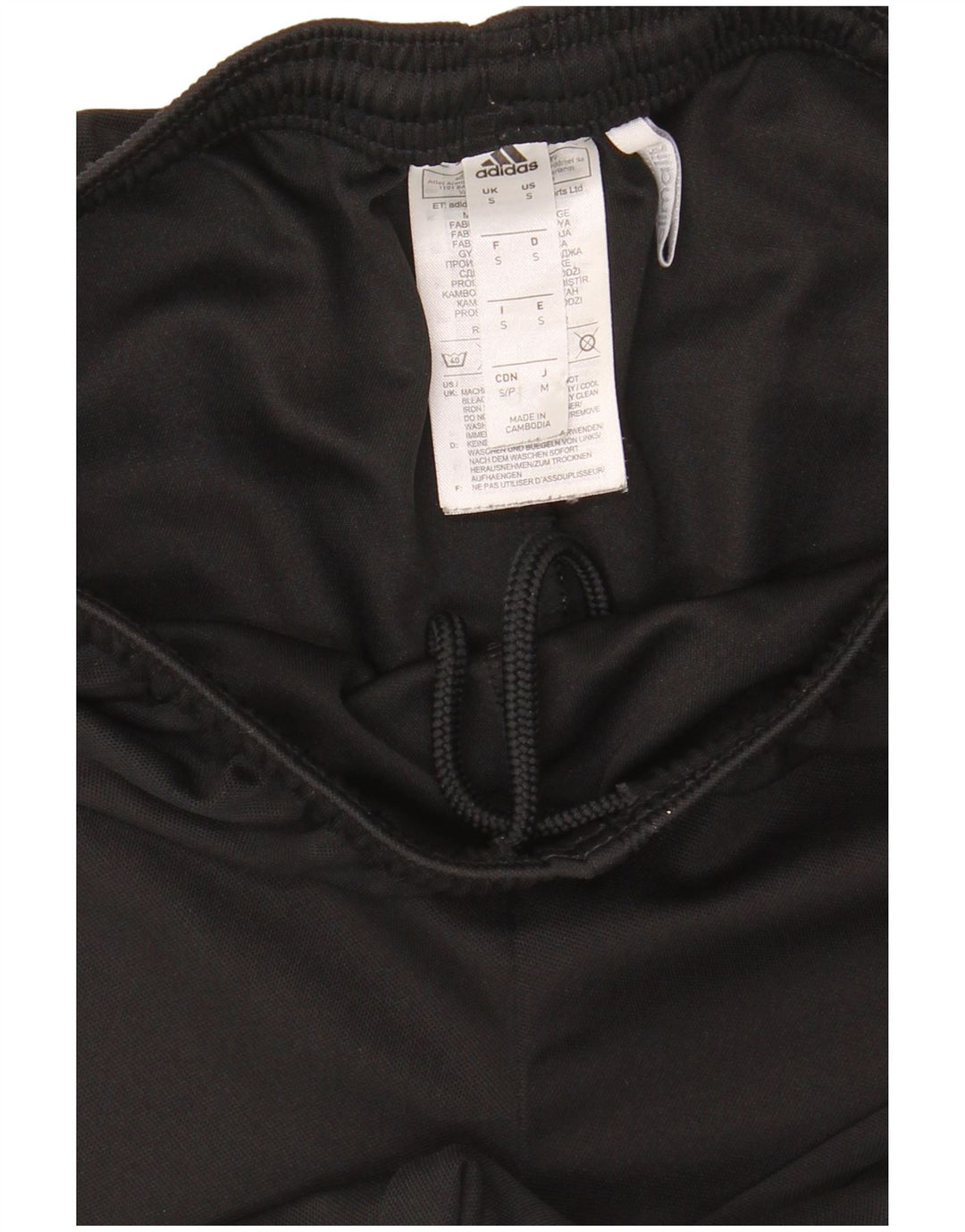 Pantaloni scurți sport adidas Climalite pentru bărbați, poliester negru mic