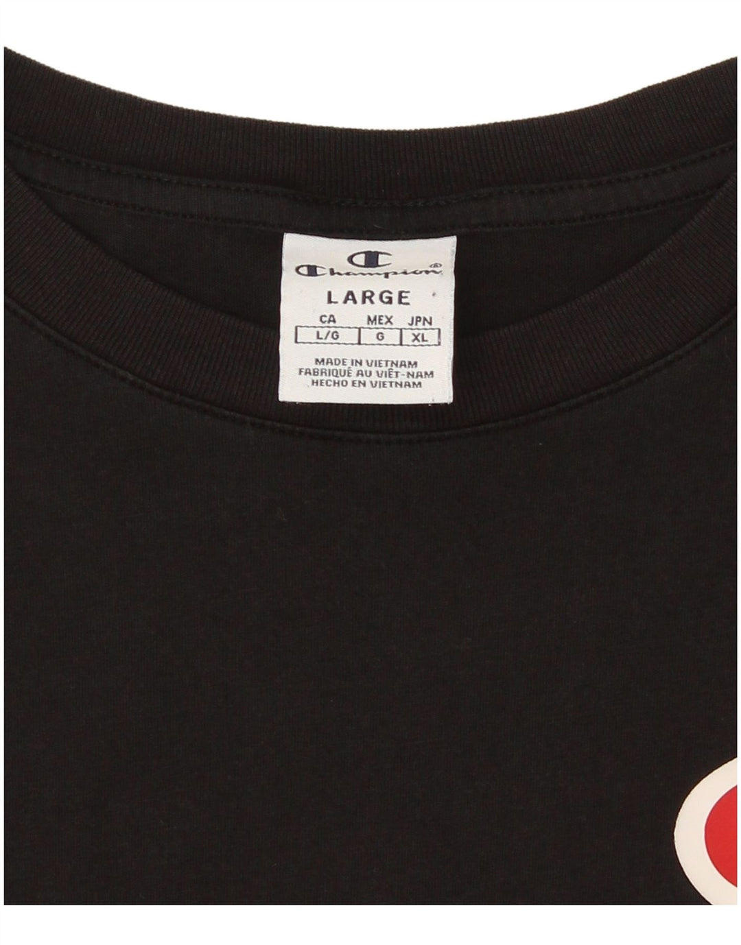 Tricou grafic supradimensionat pentru femei Champion UK 16 Large Black