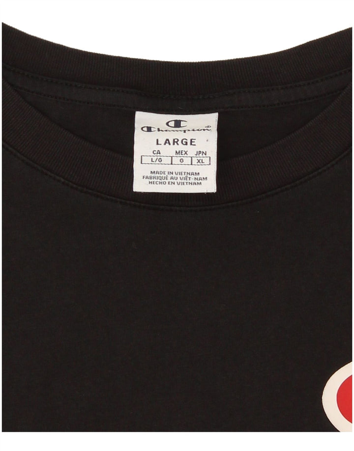Tricou grafic supradimensionat pentru femei Champion UK 16 Large Black