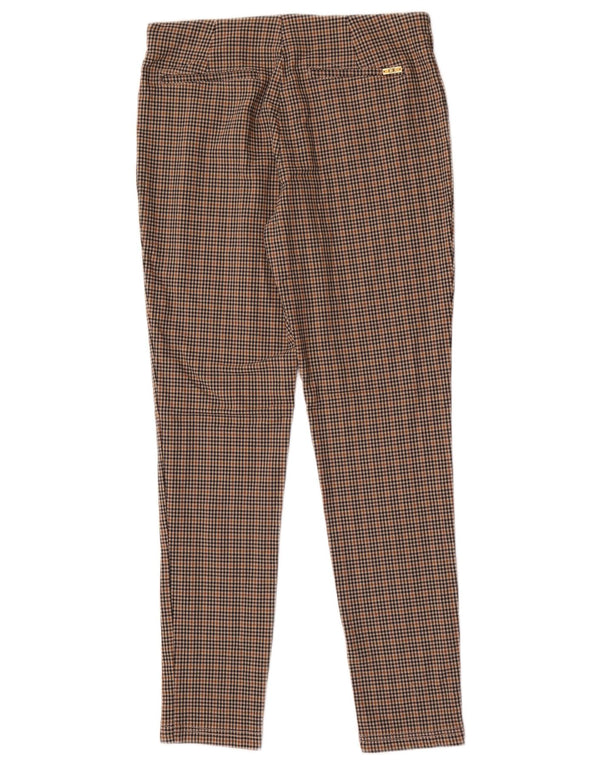 Calvin Klein Pantaloni skinny casual pentru femei US 6 Small W28 L27 Brown Check