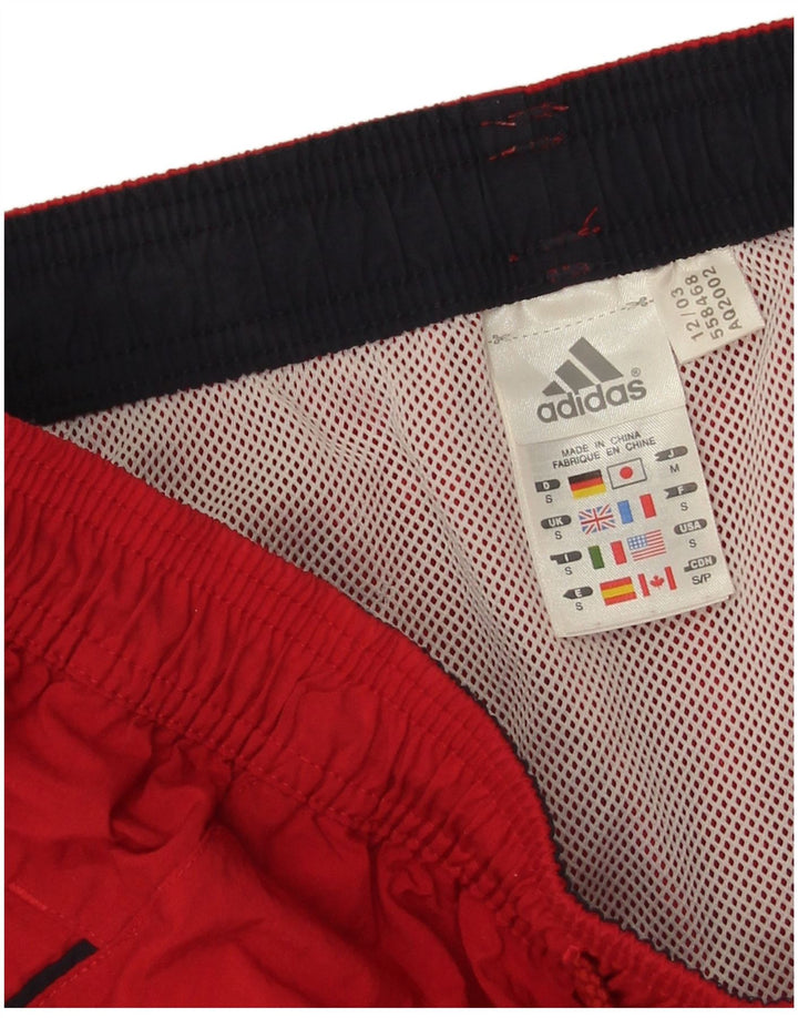 Pantaloni scurți sport pentru bărbați Adidas Mic, roșu, poliamidă