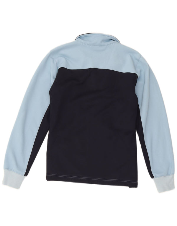 Jachetă de trening pentru femei Adidas UK 12 Medium Bleumarin Colorblock