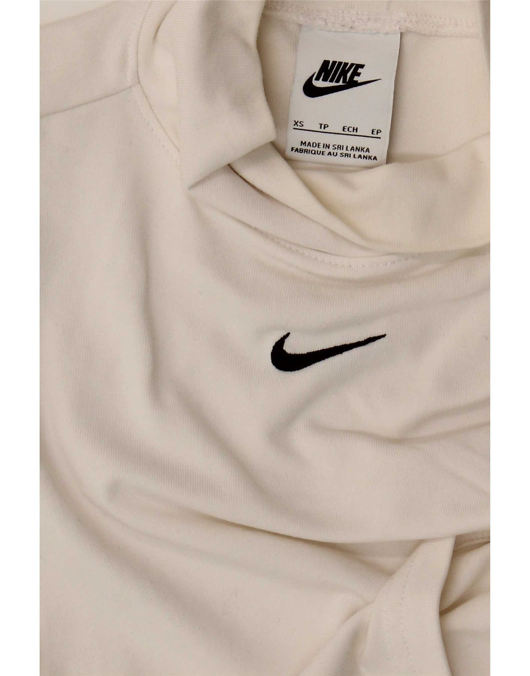 Vest Crop Top pentru femei Nike UK 4 XS Alb
