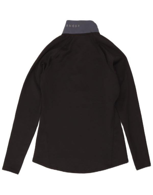 Top de trening Under Armour cu pulover grafic pentru femei UK 12 Medium Black