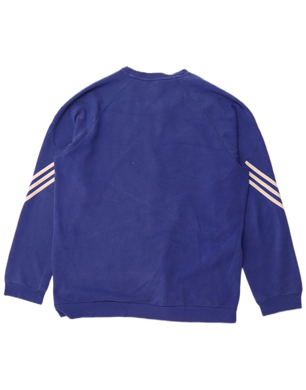 Hanorac pentru bărbați ADIDAS Jumper XL Bumbac albastru