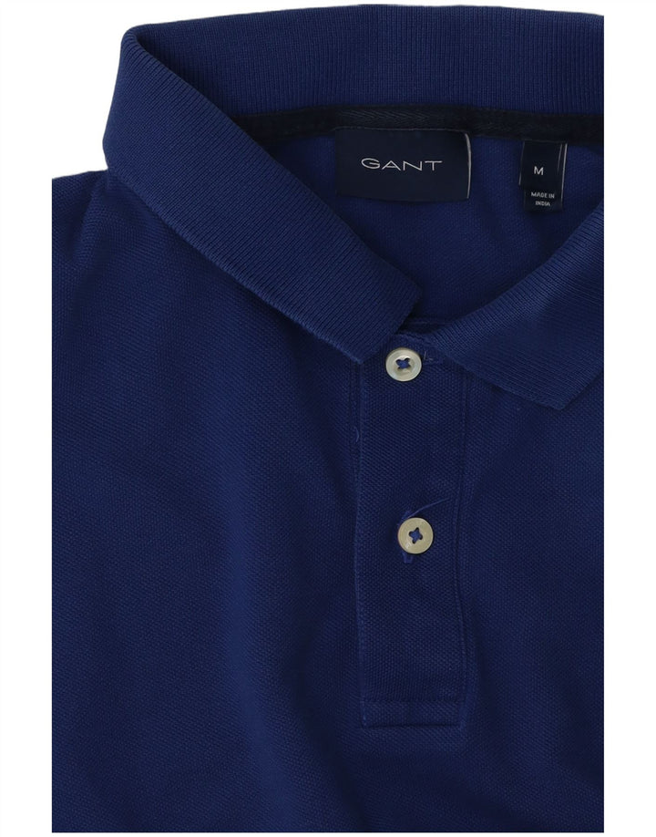 Tricou polo Gant pentru bărbați, albastru mediu