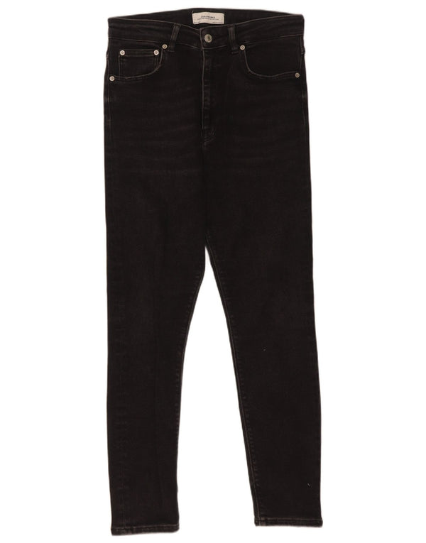 Blugi skinny pentru femei Zara EU 42 Large W32 L28 Negri