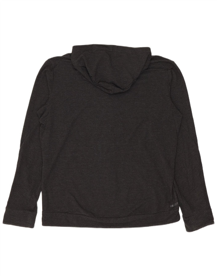 Pulover Nike Dri Fit Zip pentru bărbați, mare, gri, raion